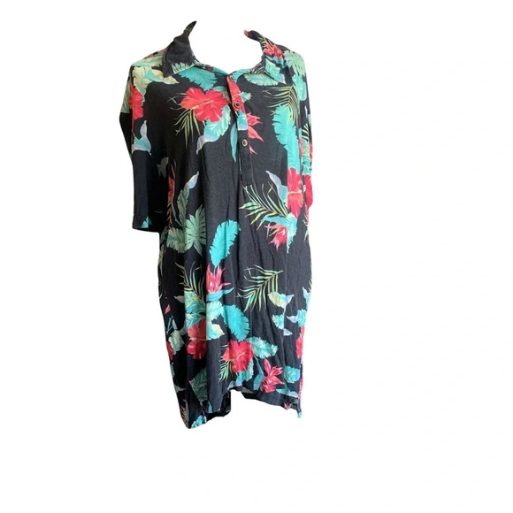 Zara Other - ZARA men's XL black Hawaiian faded shirt